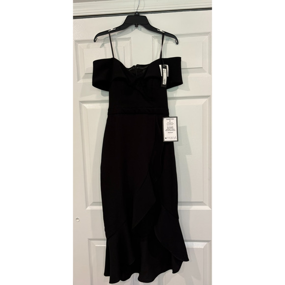 Xscape NWT Black Cocktail Dress Formal Size 4 - Picture 1 of 10